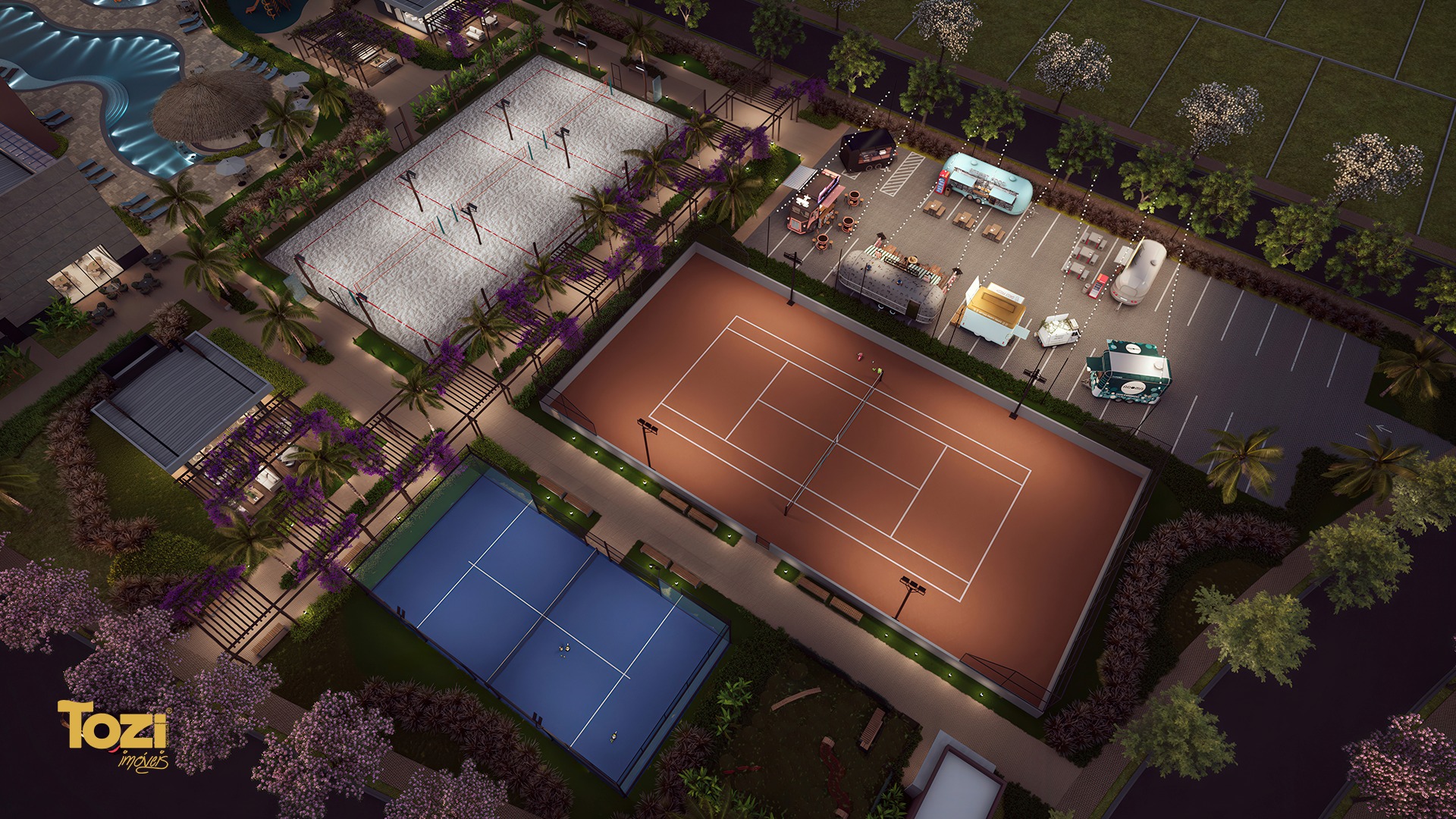 3 Quadras de Beach Tennis